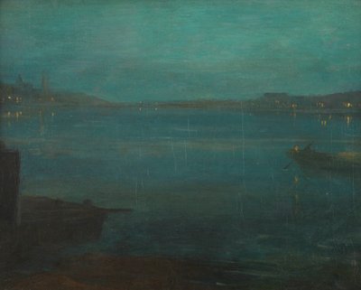 Nocturne from Greaves Boat Yard by Walter Greaves